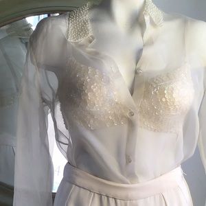 Gorgeous Fred Segal vintage Sequin Bra